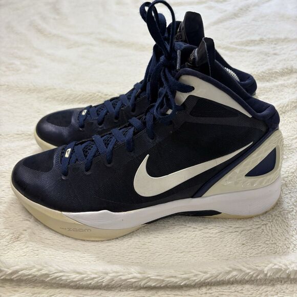 Nike Hyperdunk Zoom Flywire Mens Mid Basketball Shoes Sneakers 454143-401 Sz 10 - Picture 1 of 9